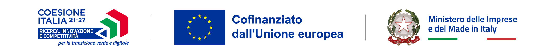 Cofinanziato dall'Unione europea — Coesione Italia, Programma Nazionale Ricerca, Innovazione e Competitività 2021-2027; Ministero delle Imprese e del Made in Italy
